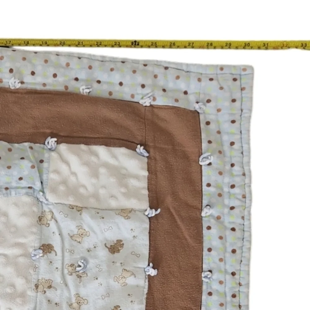 Baby Blanket‎ Puppies Hand Made